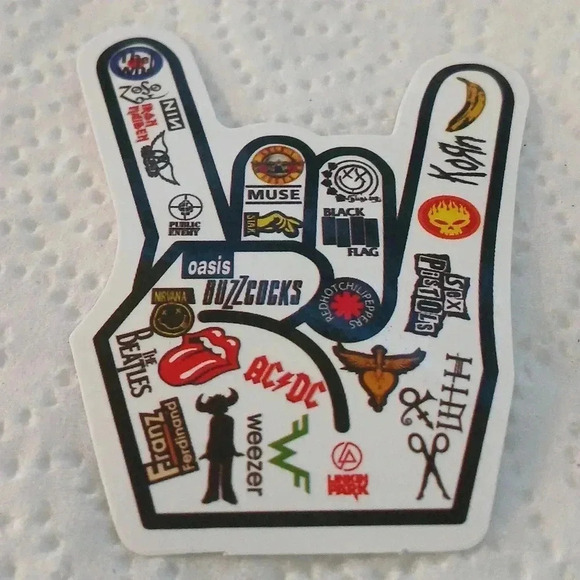 Famous rock band sticker..waterproof..nwt - Picture 1 of 5